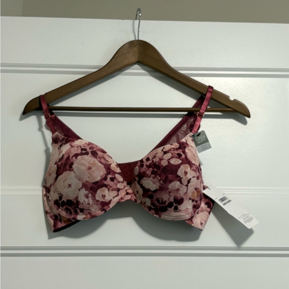Marilyn Monroe Floral Print Women's Bra 38C